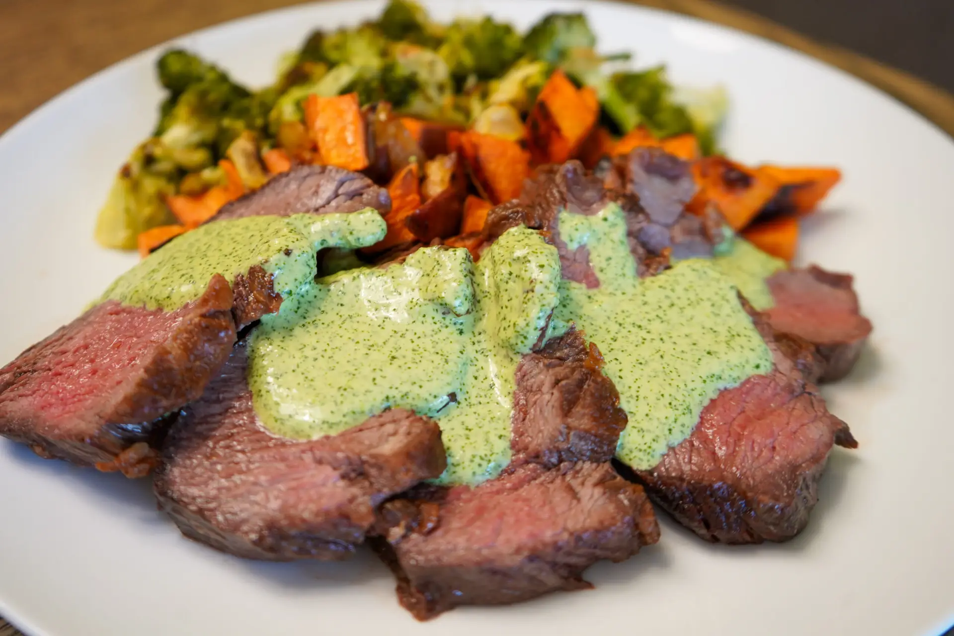 Roast Picanha Steak with Aji Verde Sauce