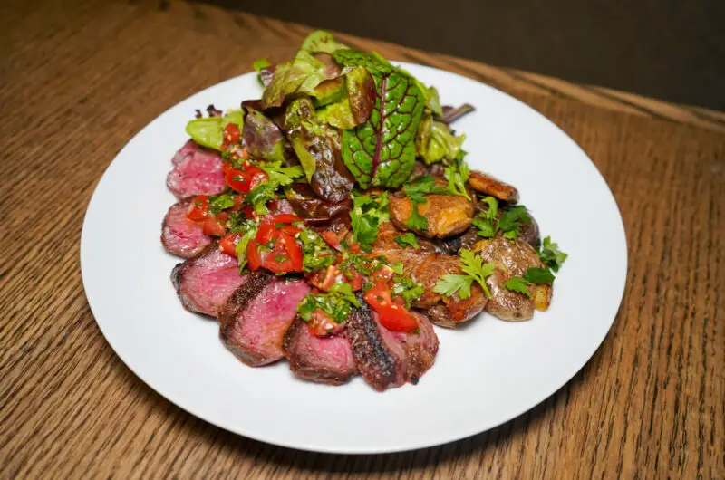Denver Steak with Sauce Vierge